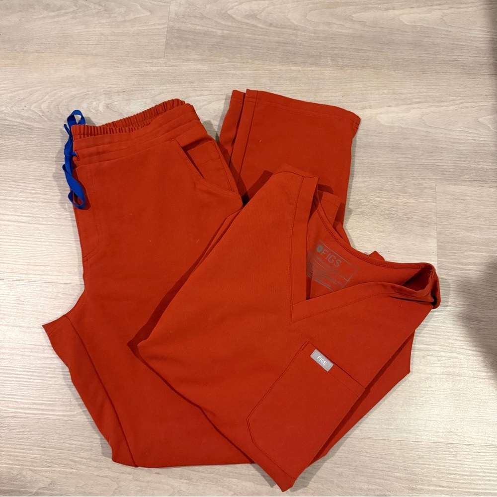 Figs Scrubs Set Small Auburn